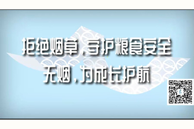 大鸡把视频网站拒绝烟草，守护粮食安全